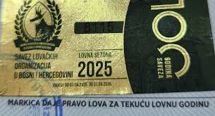 Markice za lovnu 2026. godinu dostupne članovima