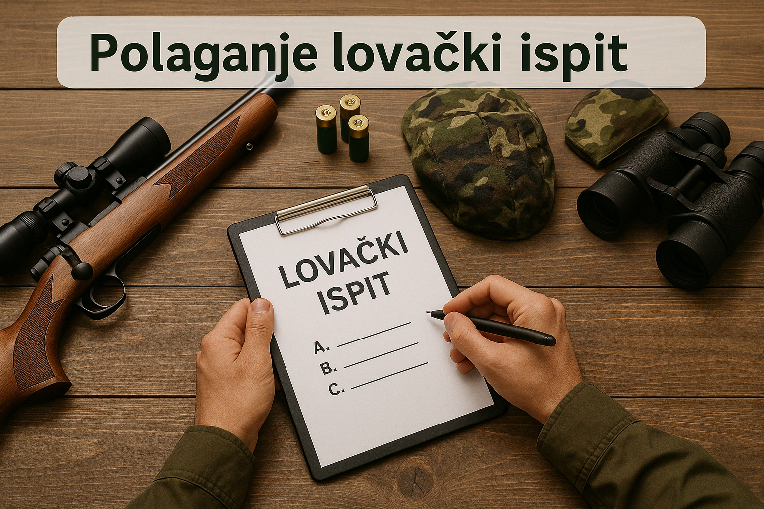 LOVAČKI ISPIT - ONLINE ( KONTAKTIRAJ SEKRETARA DRUŠTVA!)